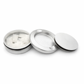DeckyGo Silver Nicotine Pouch Storage Tin